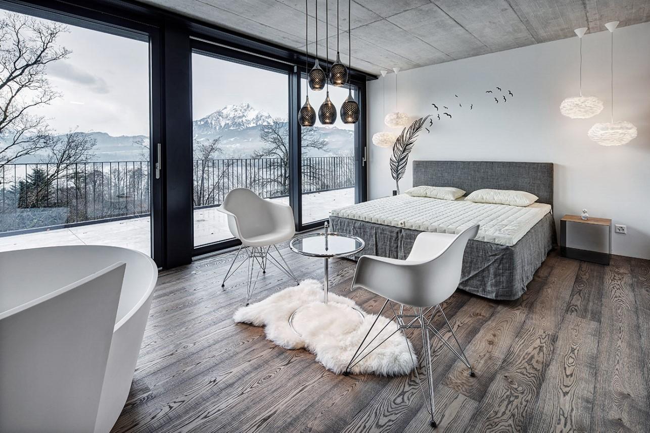Schlafzimmer Residenz Luzern